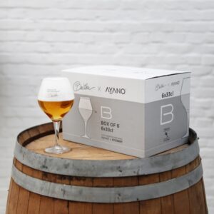 Ben's bierglazen - set van 6 glazen